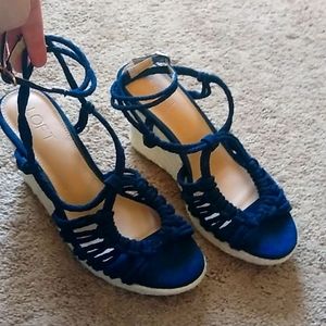 Macrame Wedge Sandals
